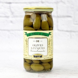 [121656] Lucques Green Olives 370 ml Barral
