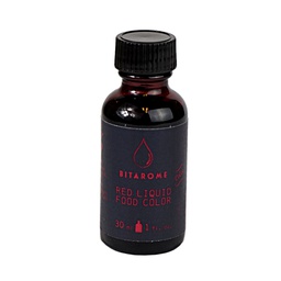 [173410] Colorant alimentaire liquide rouge 30 ml Bitarome