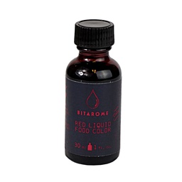 [173410] Red Liquid Food Colour 30 ml Bitarome