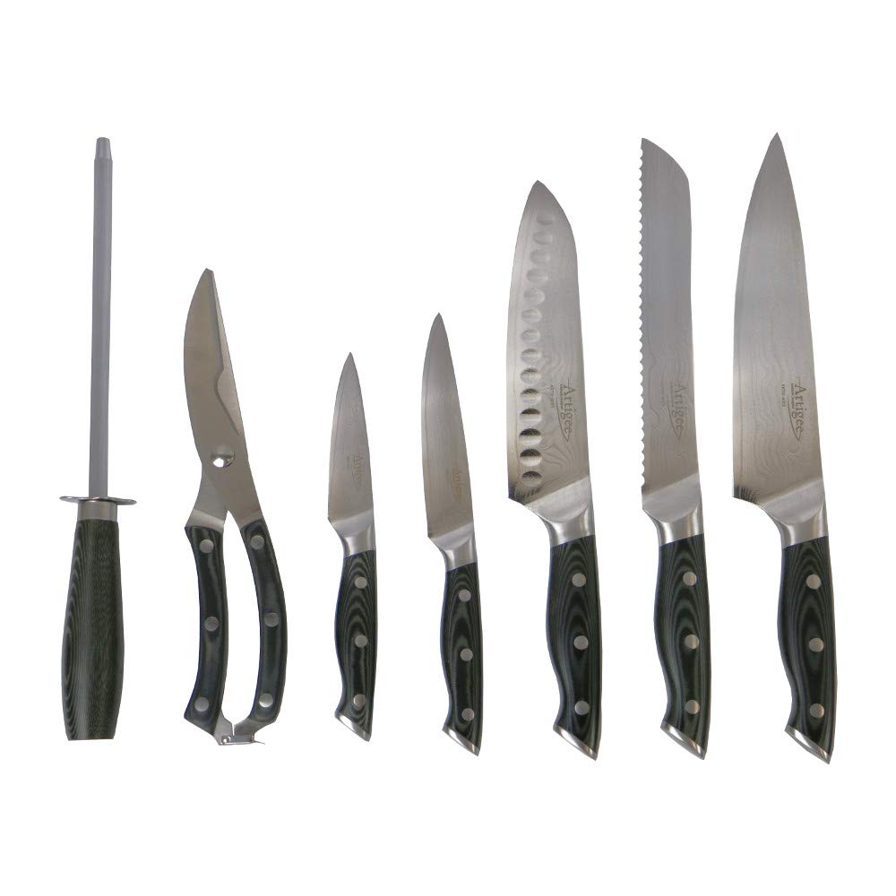 Artigee Professional Kitchen Knife Set, VG10 Blades, 67 Layers of