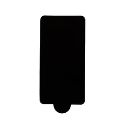 [ARTG-8520B-100] Rectangle Mini Cake Base Board Black 102x53mm 100 pc Artigee