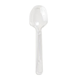 [ARTG-8602] Plastic Spoons Clear 10cm 100 pc Artigee