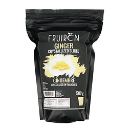 [152602] Ginger Crystallized Sliced - 500 g Fruiron