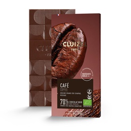 [170527] Barre de chocolat noir 70% café mexicain - 70 g Michel Cluizel