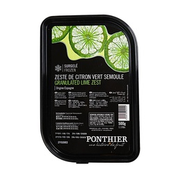 [181967] Zeste de citron vert granulé congelé 500 g Ponthier