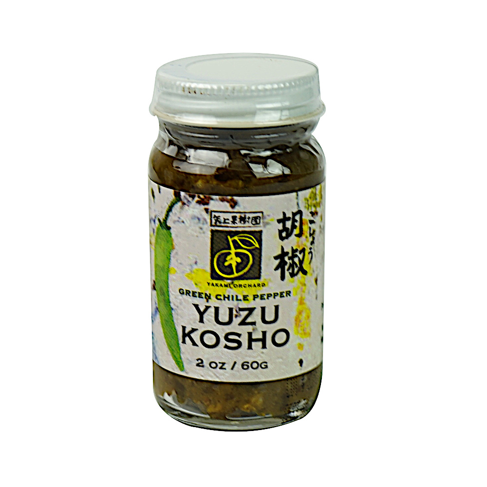 Yakami Orchard Yuzu Kosho Green-60g| Green Chile Pepper, great for