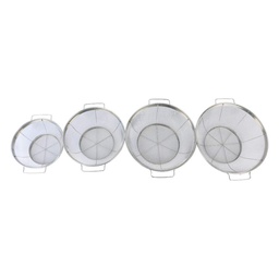 [ARTG-6005] Steel Mesh Colander Set 4 pc Artigee