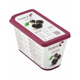 [152806-6ct] Black Cherry Puree 100% Pure Frozen 6 x 1 kg Boiron