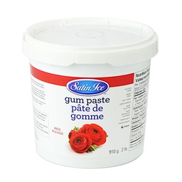 [215007] Pâte de gomme rouge 910 g Satin Ice