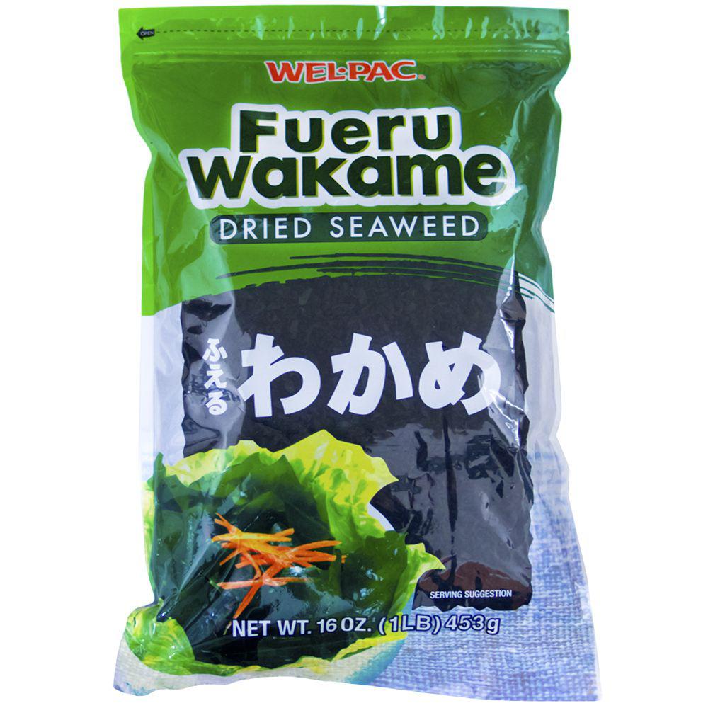 Wel Pac Wakame Seaweed Dry 454 g Low in Calories, Rich in Nutrients