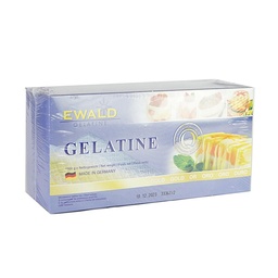 [152666] Boîte en gélatine et feuilles d'or 1 kg Ewald