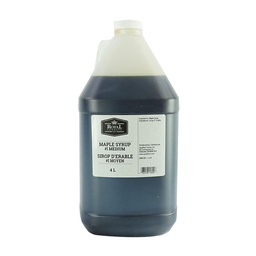 [258125] Maple Syrup Organic 100% Pure GRADE A 4 L Royal Command