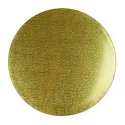 [ARTG-8913] Round Cake Drum Board Gold 12" 1 pc Artigee