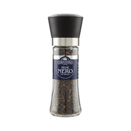 [186450] Black Peppercorn Grinder Large 95 g Drogheria