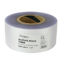 [ARTG-8216] Acetate Roll 75mm (4MIL) 500ft Artigee