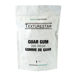 [152542] Gum Guar 200 Mesh 1 kg Texturestar