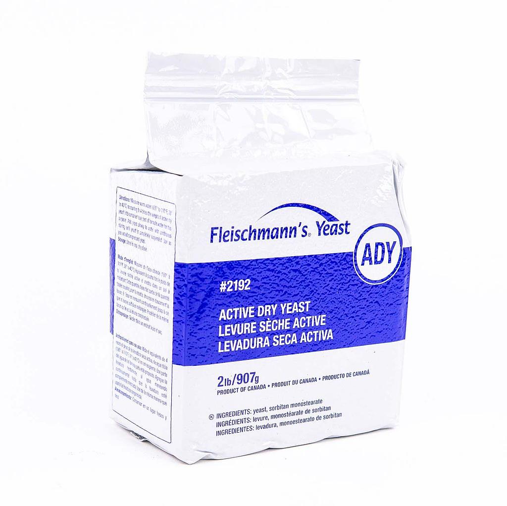 Fleischmann’s Active Dry Yeast Vacuum Pack 2lb (907g) Highly Stable