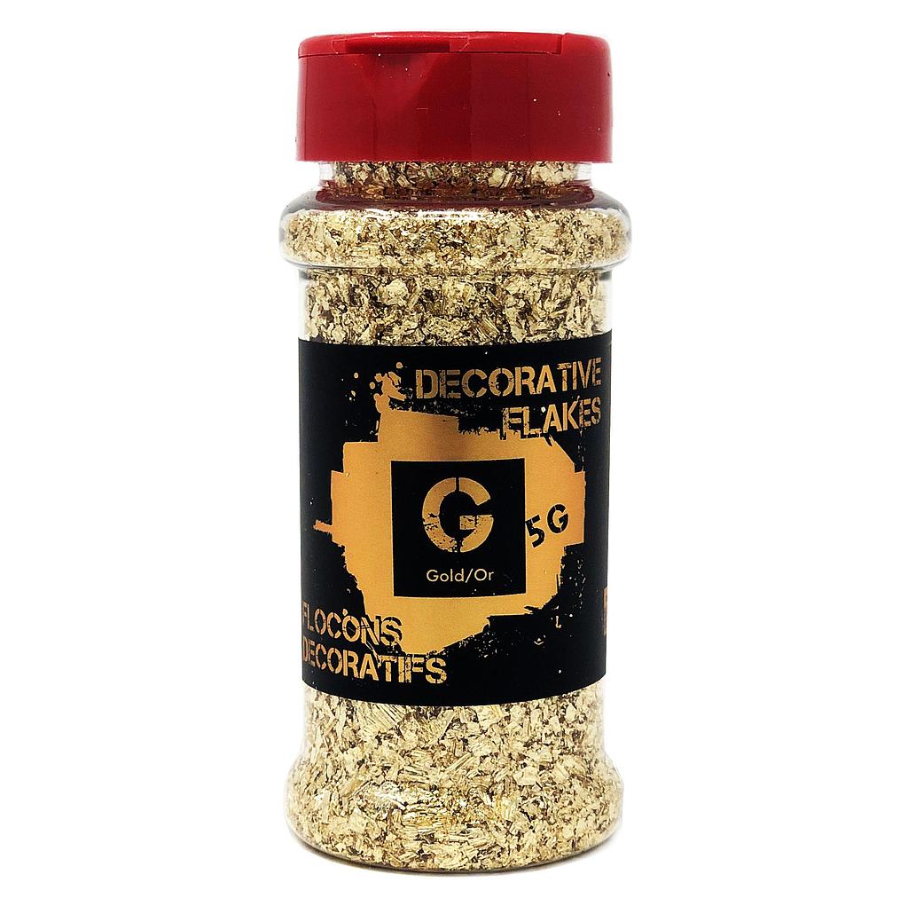 Choctura Decorative Gold Flakes - 5g | Gold Flakes Decorations, Face Masks