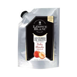 [152723] White Peach Puree 1 kg Leonce Blanc