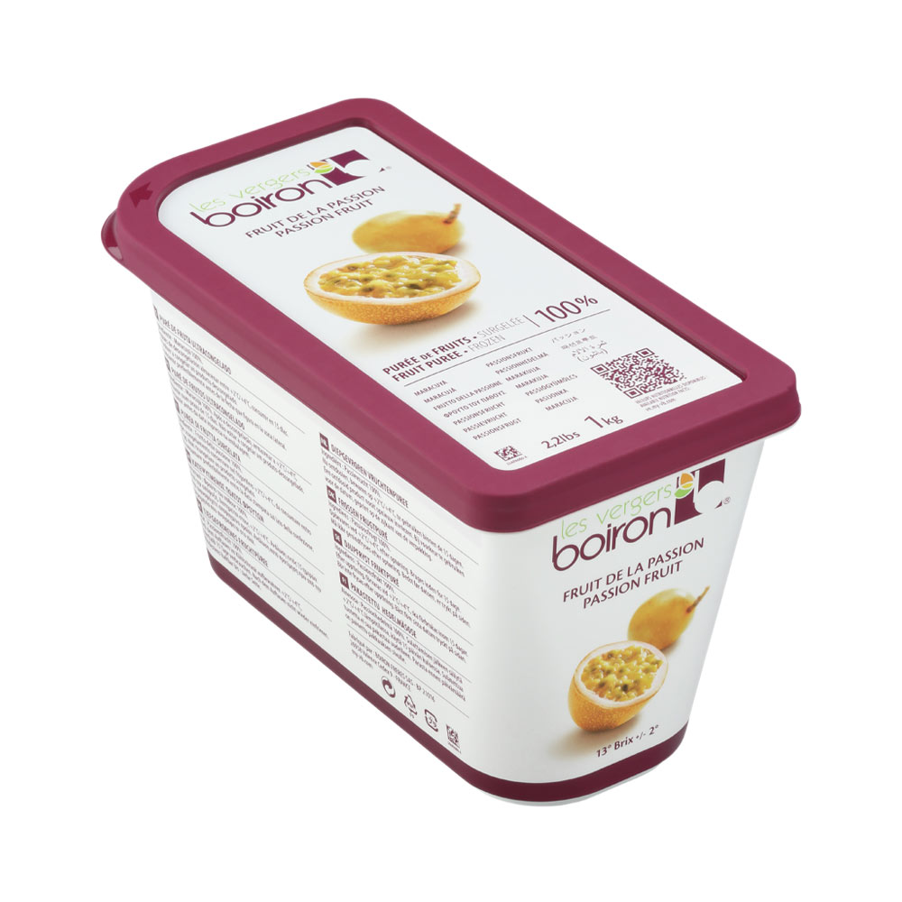 Passion Fruit Puree 100 Pure Frozen 1 kg Boiron Qualifirst