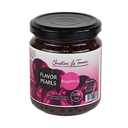 [163842] Flavour Pearls Raspberry 200 g Christine Tennier