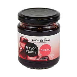 [163859] Flavour Pearls Cranberry - 200 g Christine Tennier