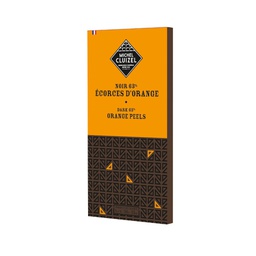 [170530] Tablette Noir 63% Écorces d'Orange - 100 g Michel Cluizel