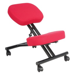 [WDK-1013] Kneeling Chair - Red Fabric Wudern