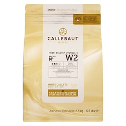 [173047] Couverture Choc. Blanc W2 Callets 2.5 kg Callebaut