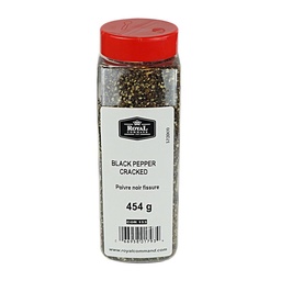 [182000] Black Peppercorn Cracked 454 g Royal Command