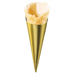 [236310] Cône blanc à la vanille (sucré) 3cm  83 pc La Rose Noire