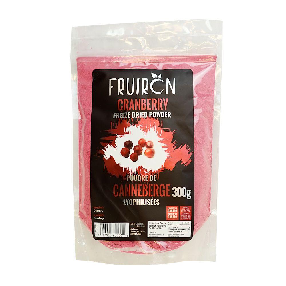 Cranberry Powder Freeze Dried 300 g Fruiron Qualifirst