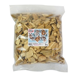 [184259] Bourbon Soaked Oak Wood Chips - 1 kg Davids