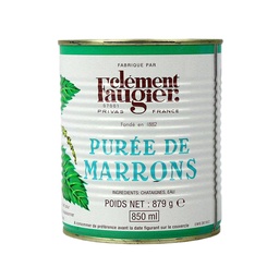 [060708] Chestnut Puree  Unsweetened Tinned 879 g Faugier