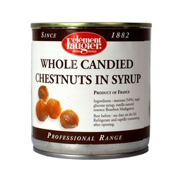 [060741] Chestnuts Candied Whole in Syrup 540 g Faugier